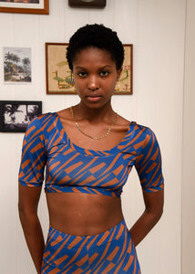 CHILL ISLAND CROP TOP BLUE ARPYES