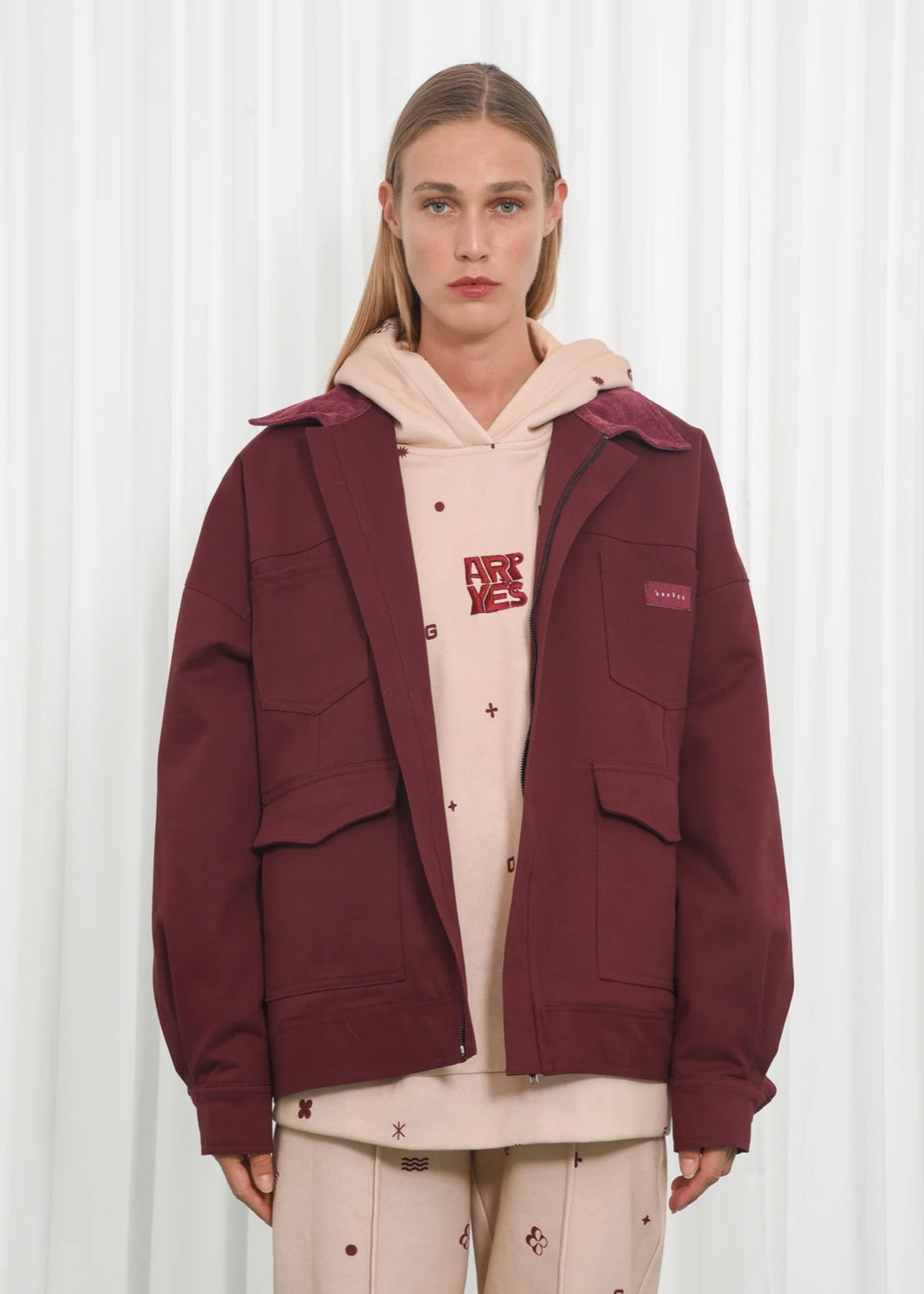 OBSESSIVE JACKET BORDEAUX ARPYES