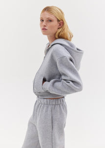 MABEL ZIP HOODIE (GREY) SUNSETGO