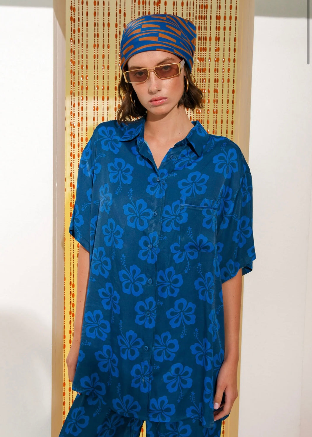HIBISCUS SHIRT BLUE ARPYES