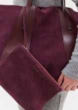 Load image into Gallery viewer, ALYSSA TOTE BAG (AUBERGINE) SUNSETGO
