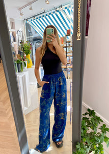 Printed Pants (Blue) THE MOTLEY GOAT