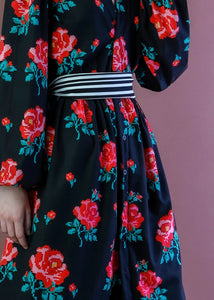 OLIVIA DRESS ROSES  BEEME