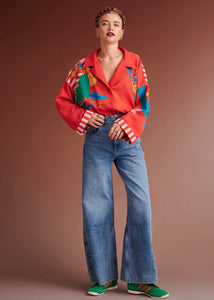 INGRID SHIRT (RED) KARAVAN