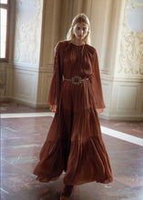 Load image into Gallery viewer, SOLIS DRESS BRICK RED (SLEEK CHIFFON) NIDODILEDA
