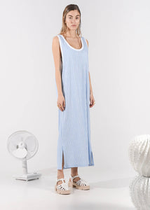 JOEY BASKET DRESS LIGHT BLUE ARPYES