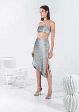 Load image into Gallery viewer, PUSSYCAT DOLLS MIDI SKIRT SILVER ARPYES
