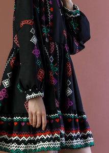 MARGOT SHORT DRESS BLACK BEEME