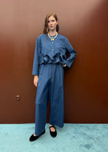 Load image into Gallery viewer, CLASSIC CROPPED PANTS DENIM MILKWHITE
