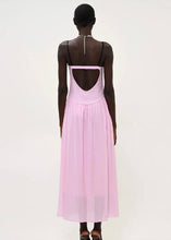 Load image into Gallery viewer, MIDI DRESS EMBROIDERY PINK BOOM
