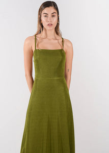 VICTORIA DRESS OLIVE ARPYES