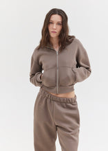 Load image into Gallery viewer, MABEL ZIP HOODIE (HAZELNUT) SUNSETGO
