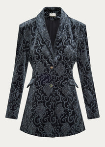 IMPRESS BLAZER (EMBOSSED VELVET) NIDODILEDA