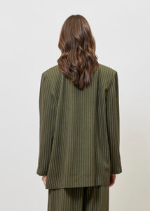 JOSEFINE BLAZER KHAKI STRIPES SUNSETGO