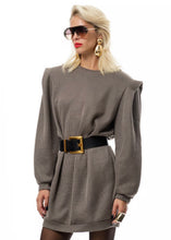 Load image into Gallery viewer, CARMEN DRESS GREY A PIECE OF ME
