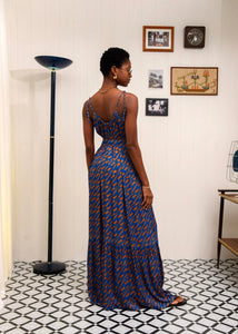 CHILL ISLAND FRILLED DRESS BLUE ARPYES