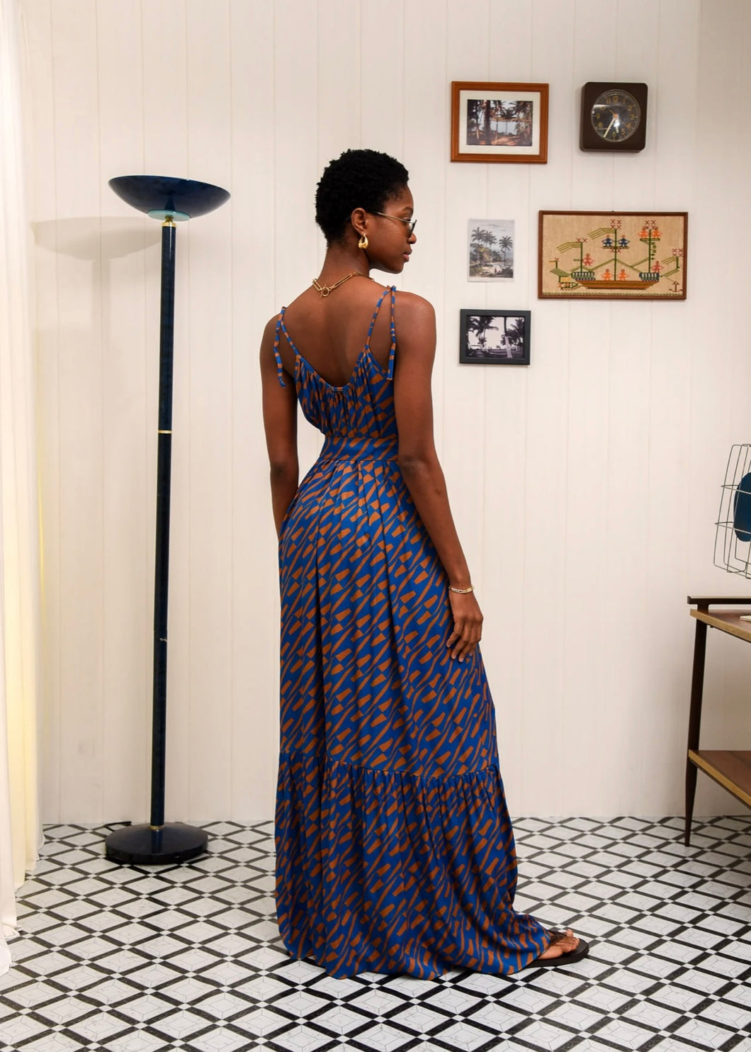 CHILL ISLAND FRILLED DRESS BLUE ARPYES