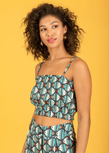 Flavia crop top (Green) Chaton