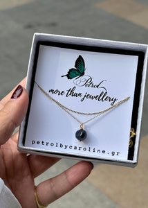 ANTHRACITE GREY PEARL Κολιέ