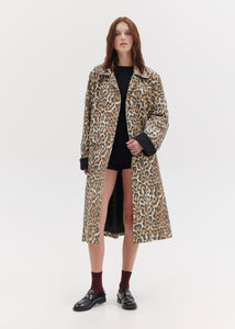 MATHIEW PRINTED TRENCH COAT (ANIMAL) SUNSETGO