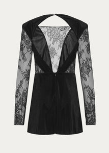 INSTRUO PLAYSUIT (LACE VELVET NET) NIDODILEDA