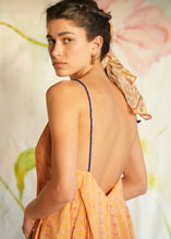 Load image into Gallery viewer, PEONY JUMPSUIT ORANGE MADAME SHOUSHOU

