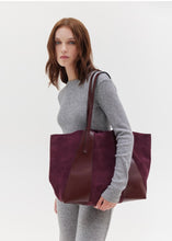 Load image into Gallery viewer, ALYSSA TOTE BAG (AUBERGINE) SUNSETGO
