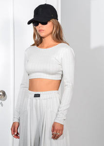 AHEAD CROP TOP WHITE ARPYES