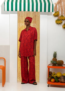 HIBISCUS SHIRT RED ARPYES