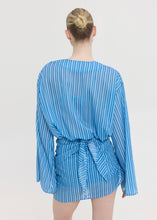 Load image into Gallery viewer, SOLENE PRINTED DRESS STRIPES SUNSETGO
