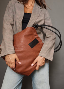 In The Name Shoulderbag Brown Elena Athanasiou