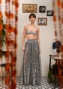 JUNGLE BRA DARK SILVER ARPYES