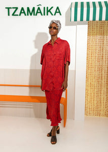 HIBISCUS SHIRT RED ARPYES