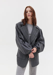 HEATHER COAT GREY SUNSETGO