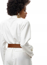 Load image into Gallery viewer, APOM LIGHT BROWN LEATHER BELT A PIECE OF ME
