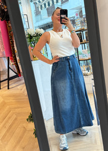 "PENELOPE" Skirt Jean PALOMAS Y MARGARITAS