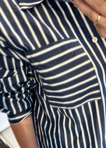 "ALEX" Shirt Blue PALOMAS Y MARGARITAS