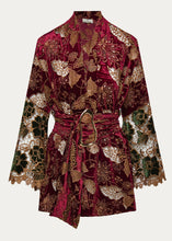 Load image into Gallery viewer, MASTERPIECE KIMONO BLAZER (CROCHET VELVET BELTED) NIDODILEDA
