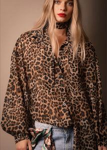 SERENA (LEOPARD) shirt BEEME