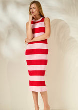 Load image into Gallery viewer, ‘MEROPE’ COTTON KNITTED DRESS PINK MAMOUSH
