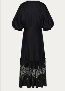 NOSCO DRESS (EMBROIDERED BUTTONED) NIDODILEDA