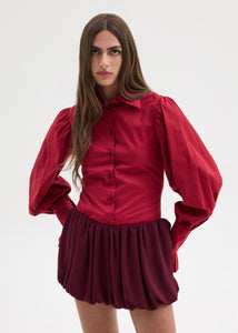 CHRISTINA SHIRT RED SUNSETGO