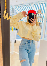 Load image into Gallery viewer, Crop Shirt Striped (Yellow) COMBOS
