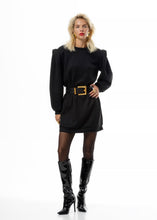 Load image into Gallery viewer, APOM BLACK LEATHER BELT A PIECE OF ME
