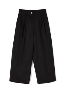 CLASSIC CROPPED PANTS BLACK MILKWHITE