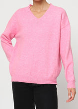 Load image into Gallery viewer, CAROLINA WITH V SWEATER PINK TOUCHE
