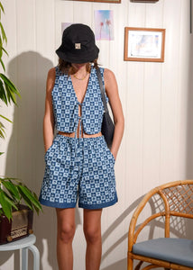 PALM RUM VEST BLUE ARPYES