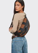 Load image into Gallery viewer, Body Bag EA Logo Brown Elena Athanasiou
