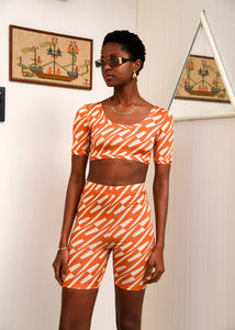 CHILL ISLAND CROP TOP ORANGE ARPYES