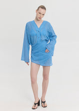 Load image into Gallery viewer, SOLENE PRINTED DRESS STRIPES SUNSETGO
